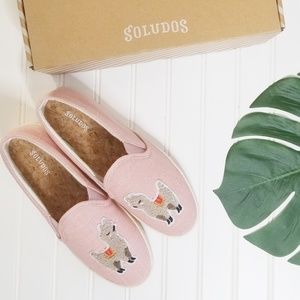 Soludos Shoes - NIB Soludos | Llama Slip On Pink Sneakers | 9 Soludos Shoes - NIB Soludos | Llama Slip On Pink Sneakers | 9